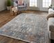 Feizy Thackery Charcoal/Ivory 5' x 7' Rug-5