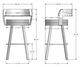 Amisco Customizable Russell Swivel Bar Stool-1