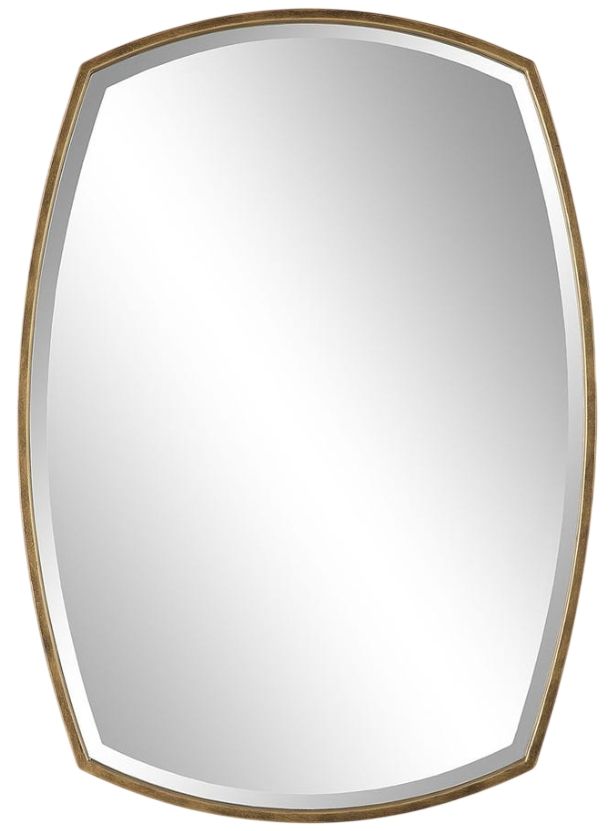 Uttermost® Varenna Aged Gold Vanity Mirror-0