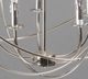 YHD Shooting Star Satin Nickel 5-Light Orb Chandelier-5
