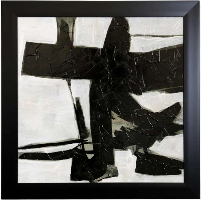 Stylecraft Abstract II Black/White Wall Art -0