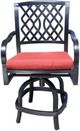 CabanaCoast® Customizable Carleton Aluminum Outdoor Balcony Stool-1