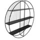 Moe's Home Collection Portal Black Wall Shelf-1