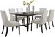 aspenhome® Camden 7-Piece Beige/Domino Upholstered Dining Set-0