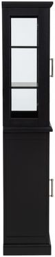 Linon Scarsdale Black Tall Cabinet-5