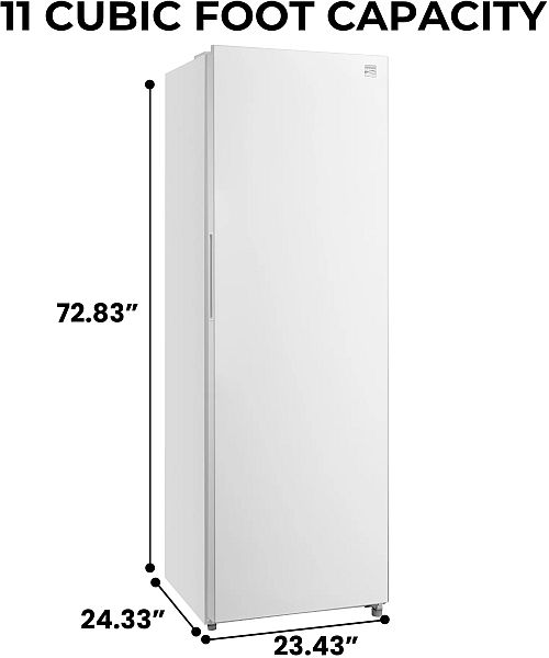 Kenmore® 24" 11 Cu. Ft. White Convertible Upright Freezer-1