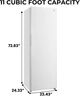Kenmore® 24" 11 Cu. Ft. White Convertible Upright Freezer-1
