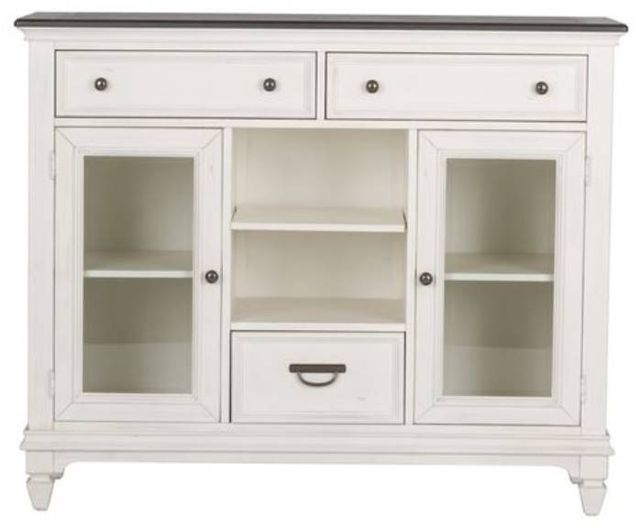 Liberty Furniture Allyson Park Charcoal/Wirebrushed White Buffet-2