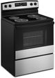 Amana® 30" Stainless Steel Freestanding Electric Range with Bake Assist Temps-2