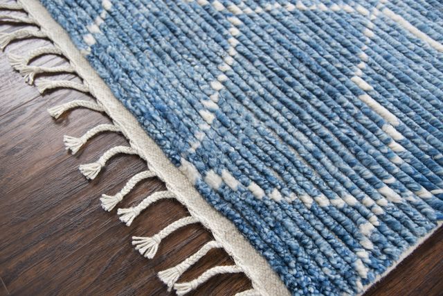Rizzy Home Berkley Blue 5'6" x 8'6" Rug-3