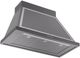 Ilve® Nostalgie II Noblesse 40" Graphite Matte Wall Mounted Range Hood with Chrome Trim-1