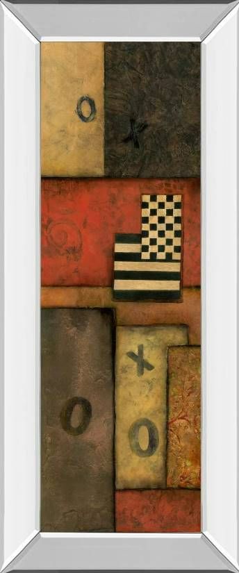 Classy Art Right Move I by Norm Olson Mirror Framed Wall Art-0