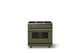 Viking® 5 Series 36" Martini Pro Style Dual Fuel (LP) Range with Polished Chrome Trim-3
