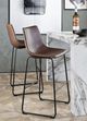 Diamond Sofa® Theo 2-Piece Chocolate Bar Chair Set-0