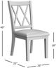 Jofran Inc. Telluride Driftwood Dining Chair-2