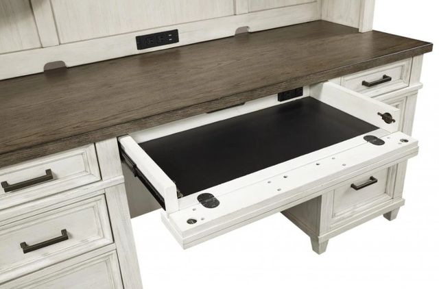 aspenhome® Caraway Aged Ivory Credenza Desk-2