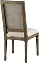 Forty West Designs Maxwell Cane/French Linen Dining Side Chair-3