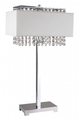 Furniture of America® Naya Chrome Table Lamp with Crystal Accent-0