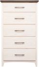 Mako Wood Furniture Sophia Beige/Brown Chest-0