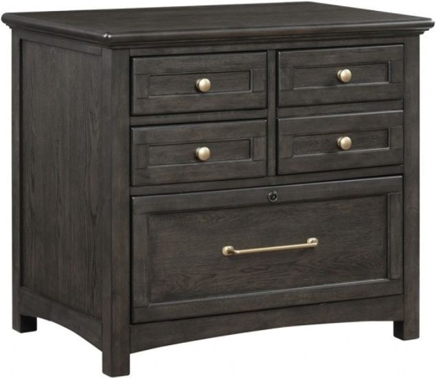 Winners Only® Addison Charcoal Lateral File-0