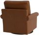 Bassett® Furniture Customizable True Custom® Leather Roll Arm Swivel Chair-3