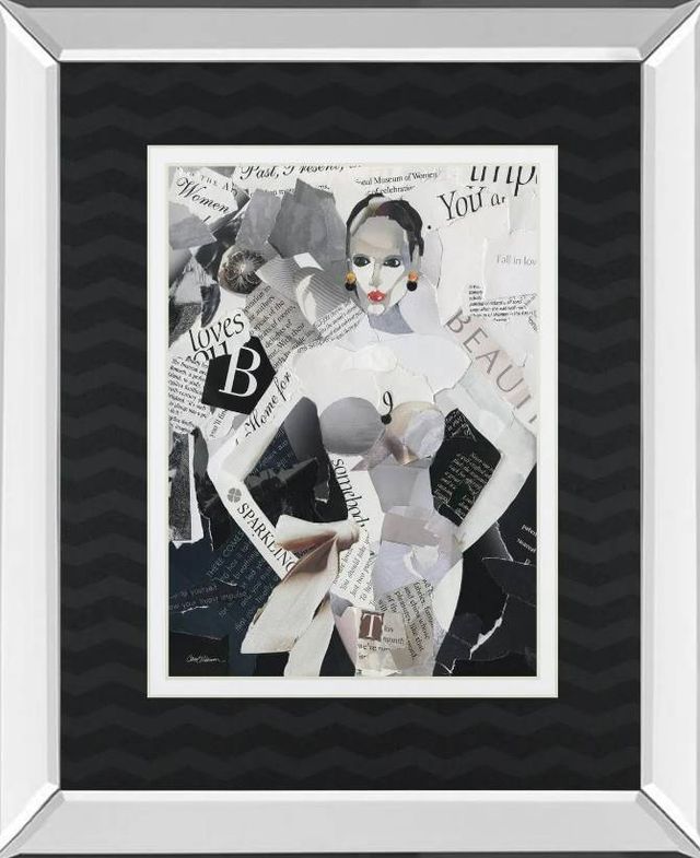 Classy Art Fashion Mosaic I by Carol Robinson Mirrored Frame Wall Art-0