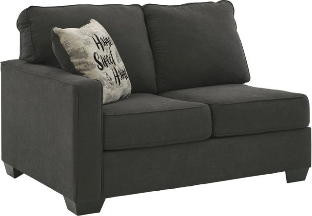 Signature Design by Ashley® Lucina 3-Piece Charcoal Right-Arm Facing Sectional-3