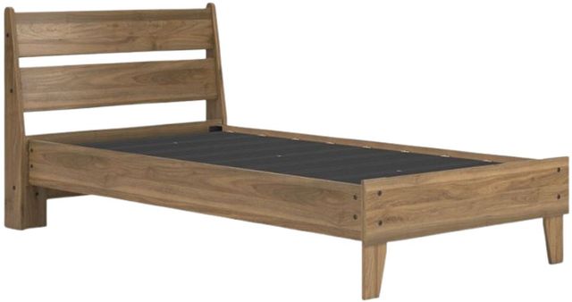 Signature Design by Ashley® Deanlow Honey Twin Platform Panel Bed-4