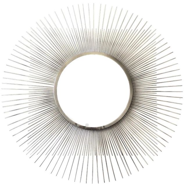 Classy Art Style 28 Chrome/Gray Wall Mirror-0