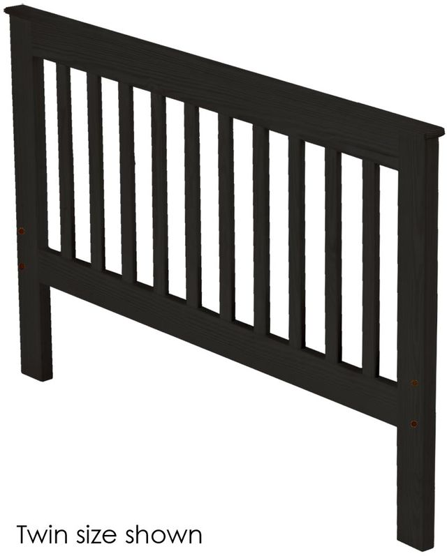 Crate Designs™ Furniture Espresso Queen Mission Style Headboard-0