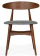 VIG Furniture Modrest Prospect 2-Piece Gray/Walnut Dining Chair Set-1