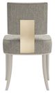 Caracole® Reserved Seating Gray/Soft Silver Side Chair-4