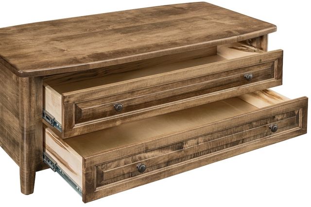 Archbold Furniture Customizable Amish Essentials Carson Maple Enclosed Coffee Table-1