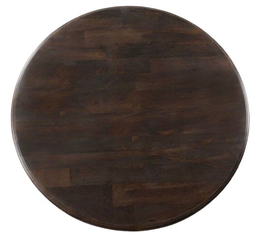 Home Trends & Design Nimes Vintage Brown Dining Table-2