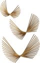Uttermost® Coreograph 3-Piece Antique Gold Wall Decor Set-0