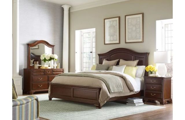 Kincaid® Hadleigh Clear Black Cherry Queen Panel Bed-2