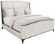 Michael Amini® Paris Chic Espresso Upholstered California King Panel Bed-0