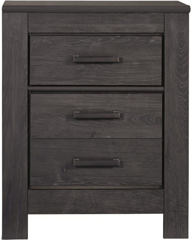 Signature Design by Ashley® Brinxton 4-Piece Charcoal Queen Panel Bed Set-3