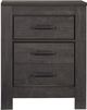 Signature Design by Ashley® Brinxton 4-Piece Charcoal Queen Panel Bed Set-3
