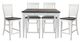 Liberty Furniture Allyson Park 5-Piece Charcoal/Wirebrushed White Gathering Dining Set-0