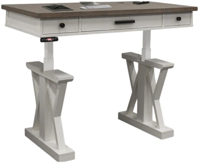 Parker House® Americana Modern Brown Lift Desk with Cotton Base-0