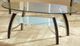 Bernards Apollo Glass Top Cocktail Table with Black Base-0