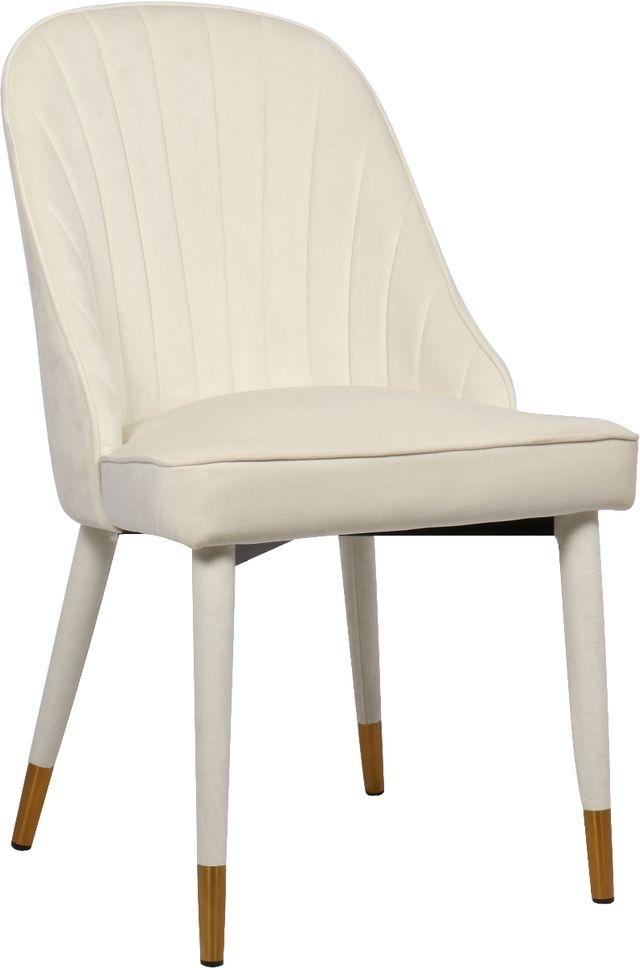 Meridian Furniture Belle Cream Dining Side Chair-0