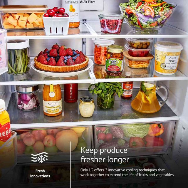 LG 36" 30.7 Cu. Ft. PrintProof™ Stainless Steel French Door Refrigerator-2