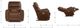 La-Z-Boy® Apollo Smoke Power Rocking Recliner with Headrest-4