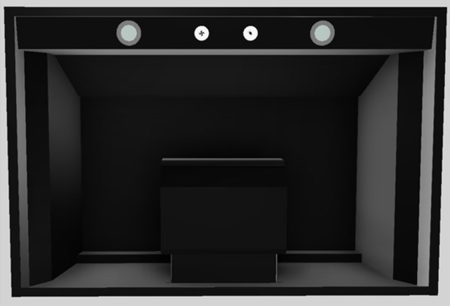 Vent-A-Hood® Designer Series 36" Black Wall Mounted Range Hood-1