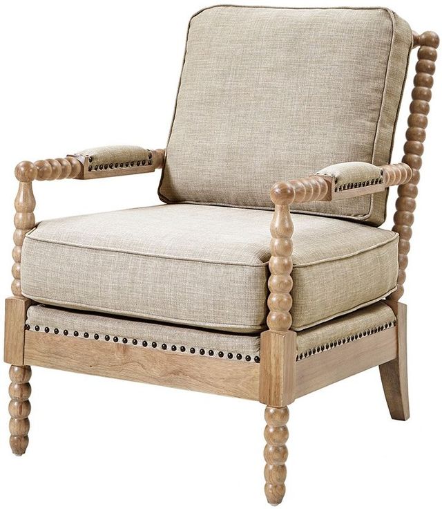 Olliix by Madison Park Taupe Donohue Accent Chair-2