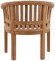 Dovetail Furniture Maple Natural Teak Wood Outdoor Occasional Chair-3