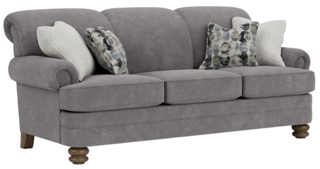 Flexsteel® Bay Bridge Gray Charcoal Sofa