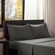 Olliix by Intelligent Design Charcoal California King Microfiber All Season Wrinkle-Free Sheet Set-3